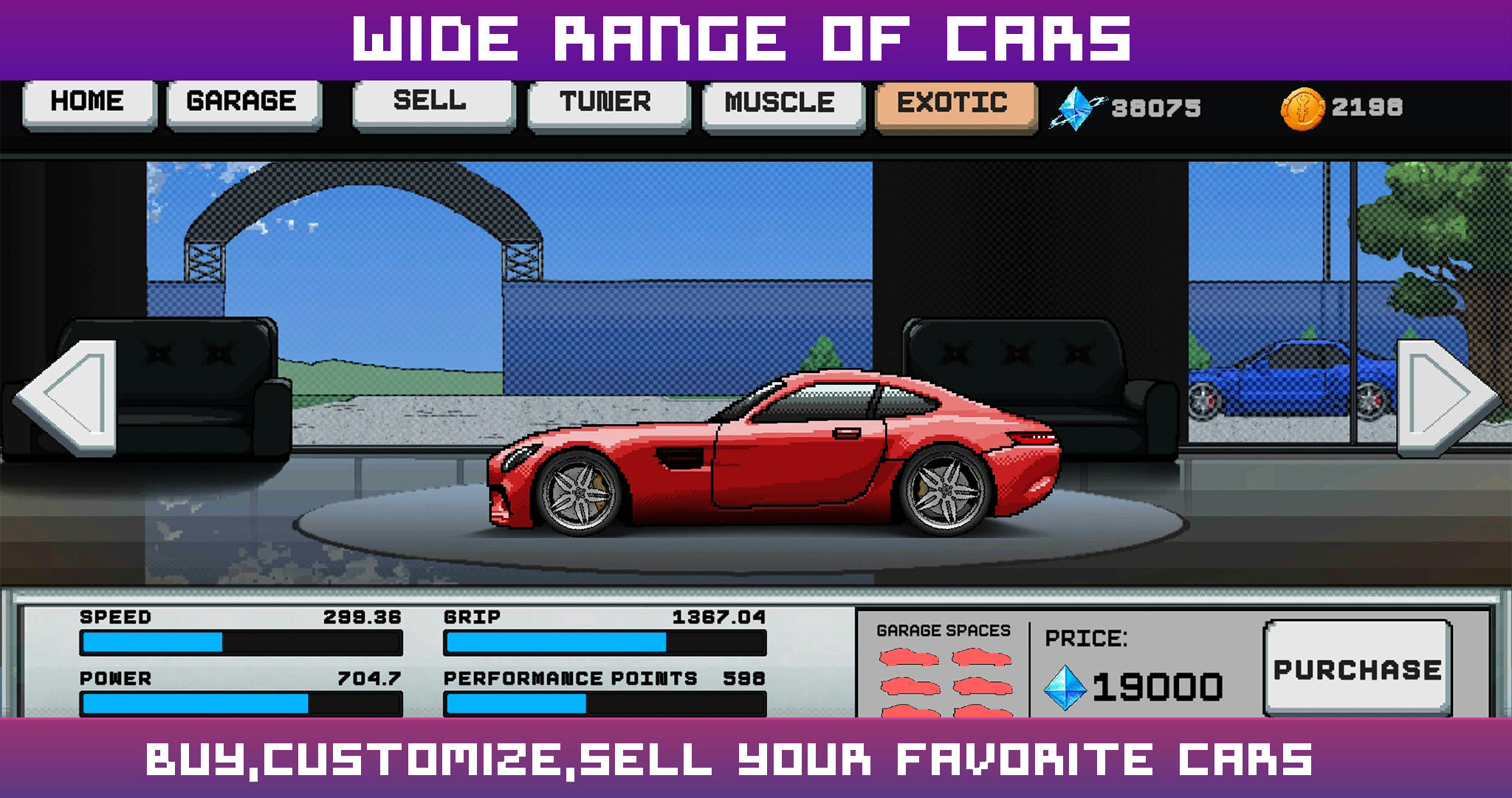 Screenshot of Pixel X Racer