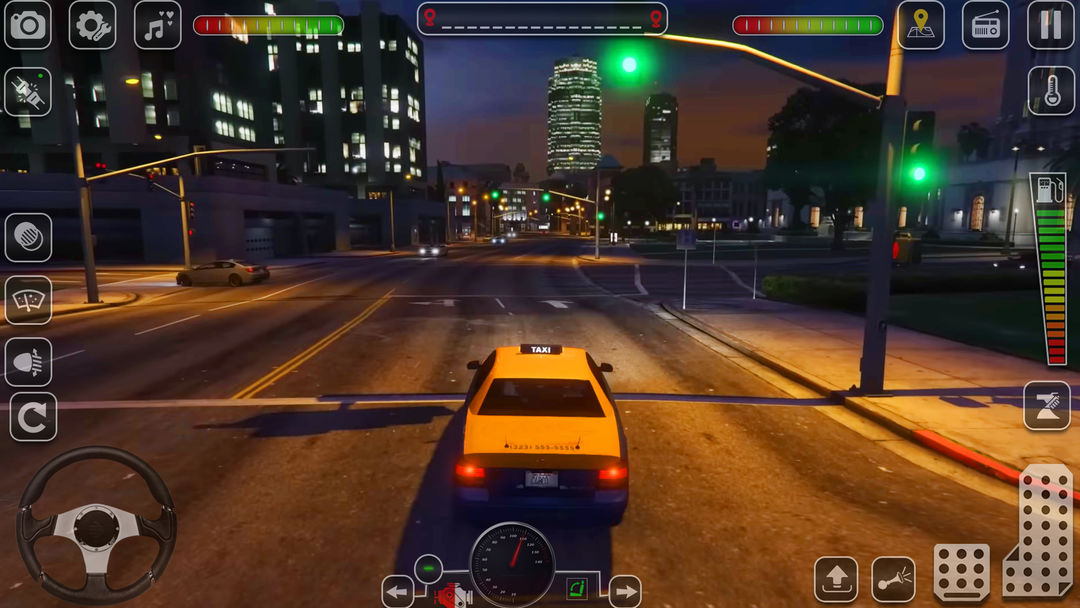 US Taxi Game: Taxi Games 2022 screenshot game