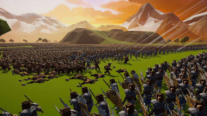 Screenshot 1 of Polygon Fantasy Battle Simulator 
