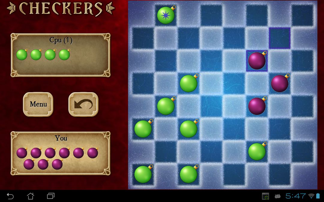Checkers Pro 게임 스크린 샷