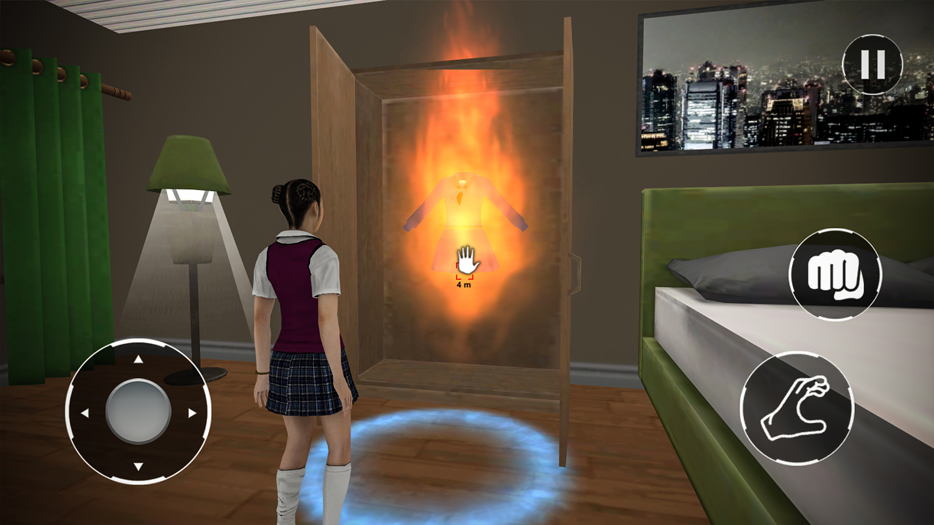 Scary Bad Teacher 3D Girl Game Game Screenshot