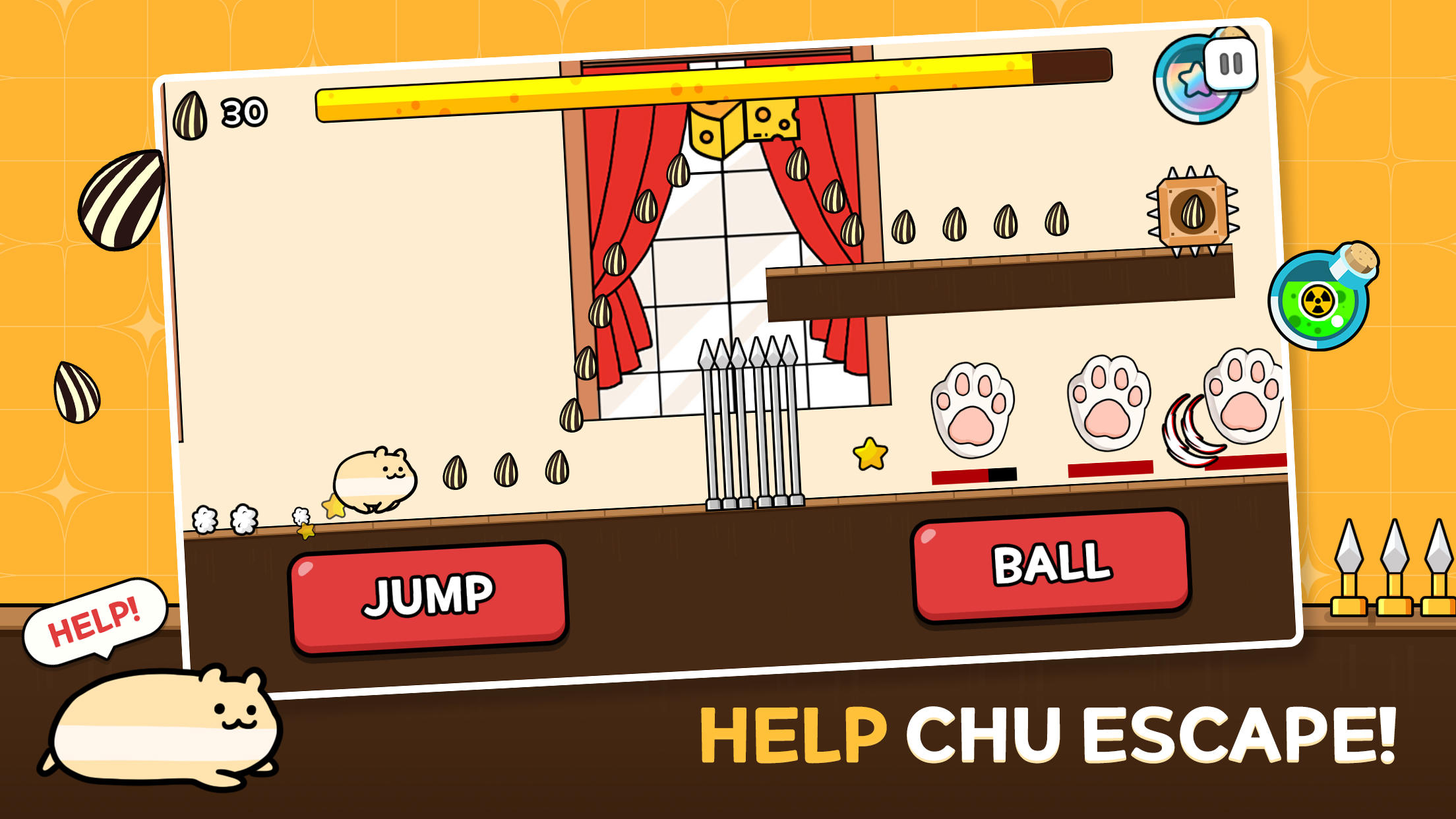 Run Chu! ภาพหน้าจอเกม