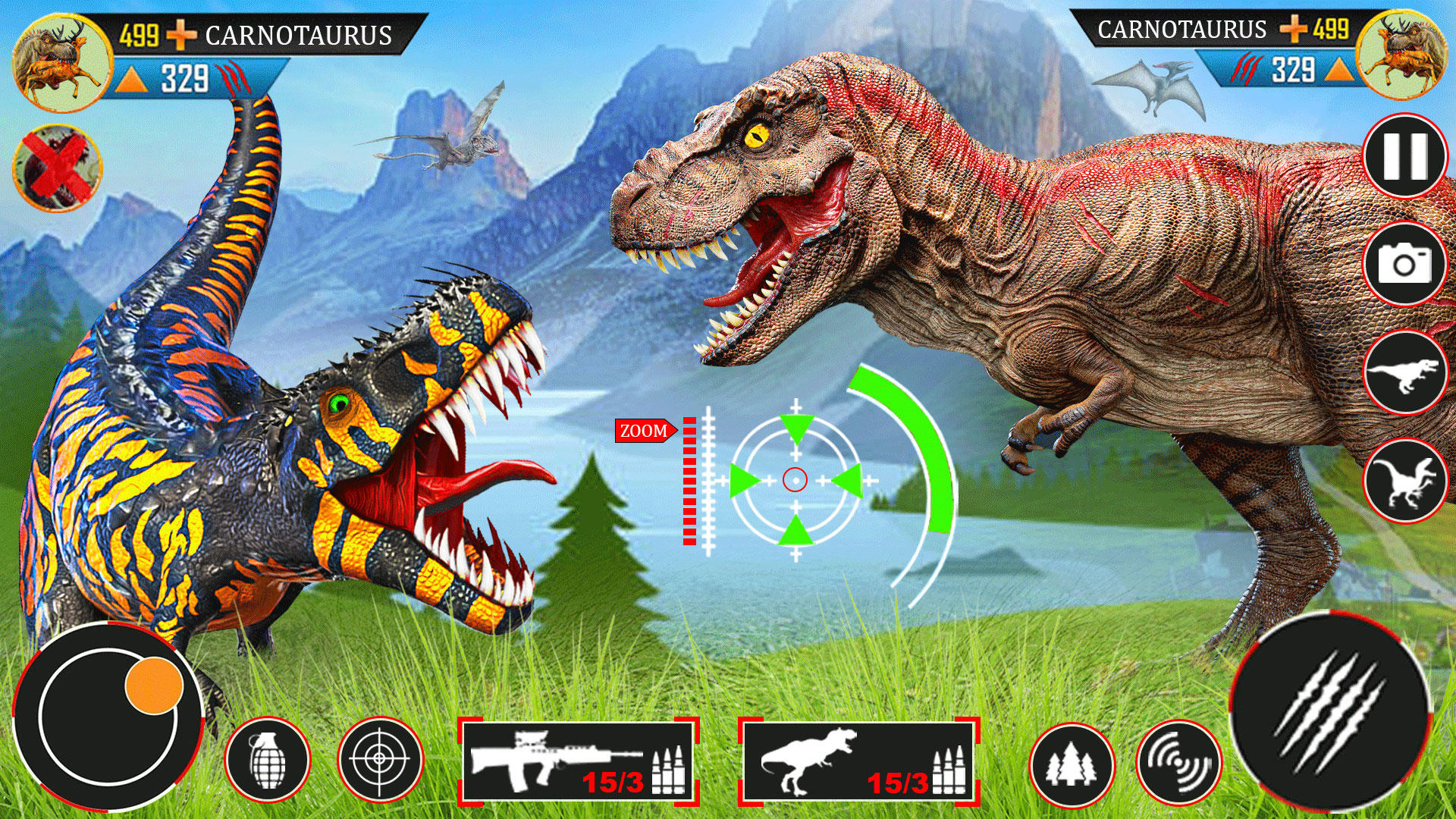 Jogos de animais selvagens Dino Hunter versão móvel andróide iOS apk baixar  gratuitamente-TapTap