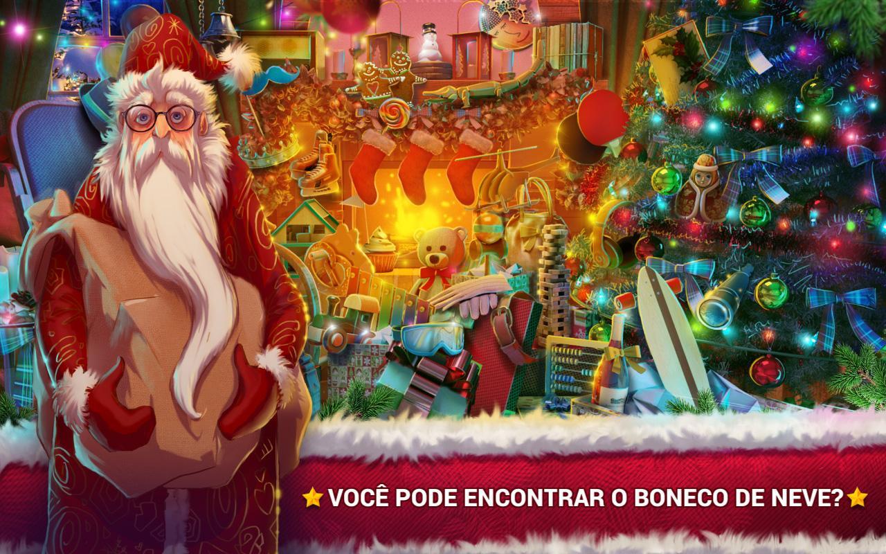 Captura de Tela do Jogo Objetos Escondidos - Natal