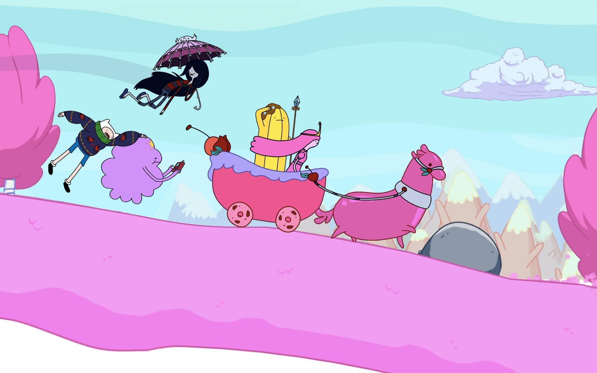 Ski Safari: Adventure Time Game Screenshot