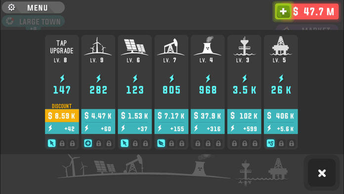 Power Tap: Idle Clicker Game Screenshot