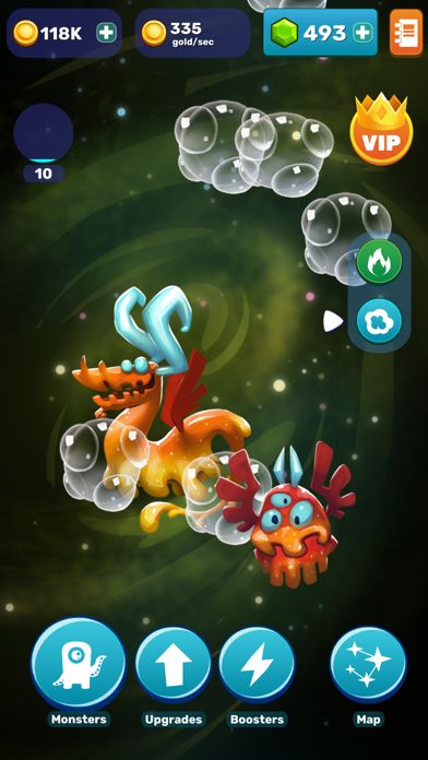 Screenshot of Monsters Evolution: Clicker