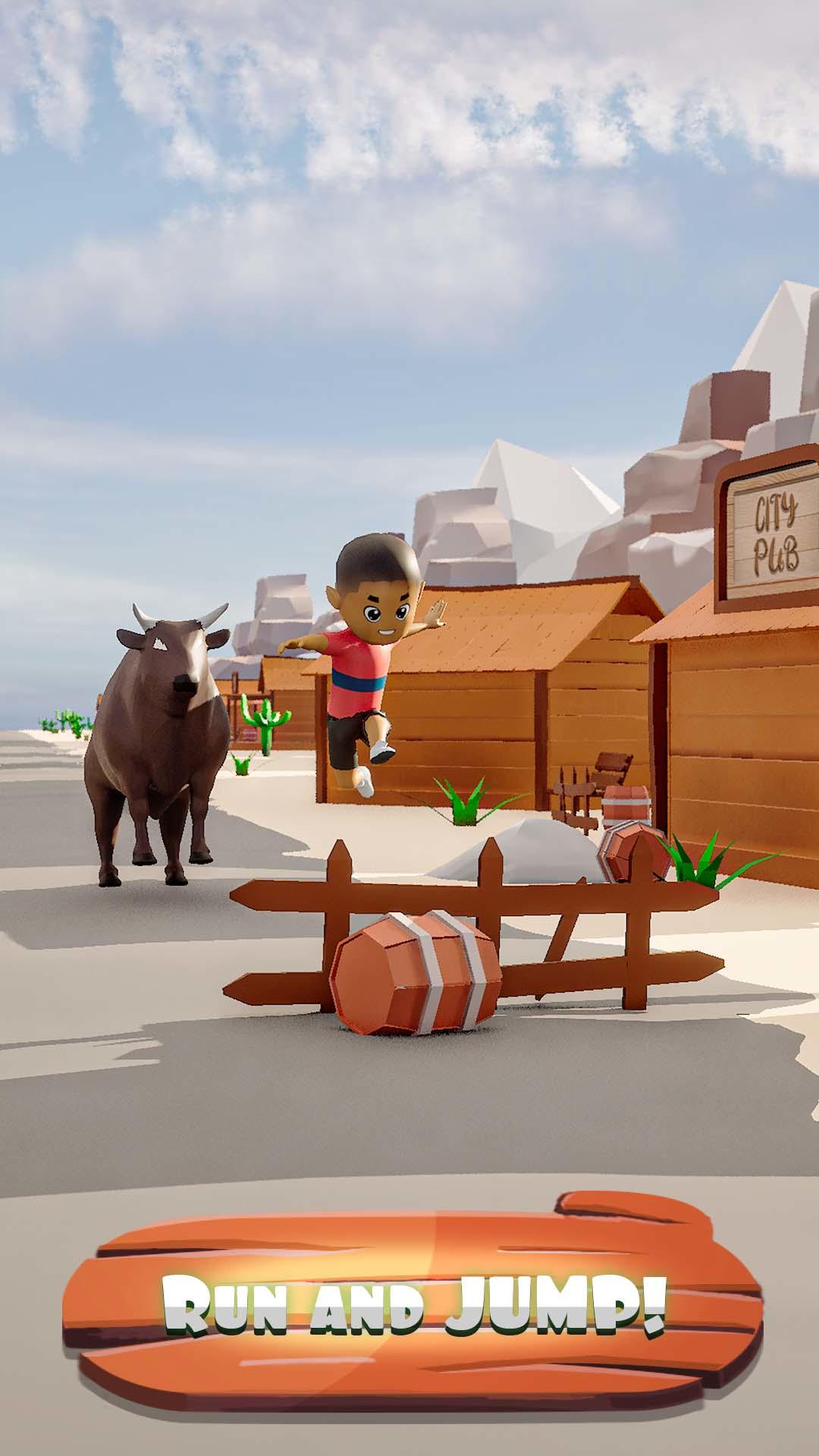 Cowboy Runner Mexico ภาพหน้าจอเกม