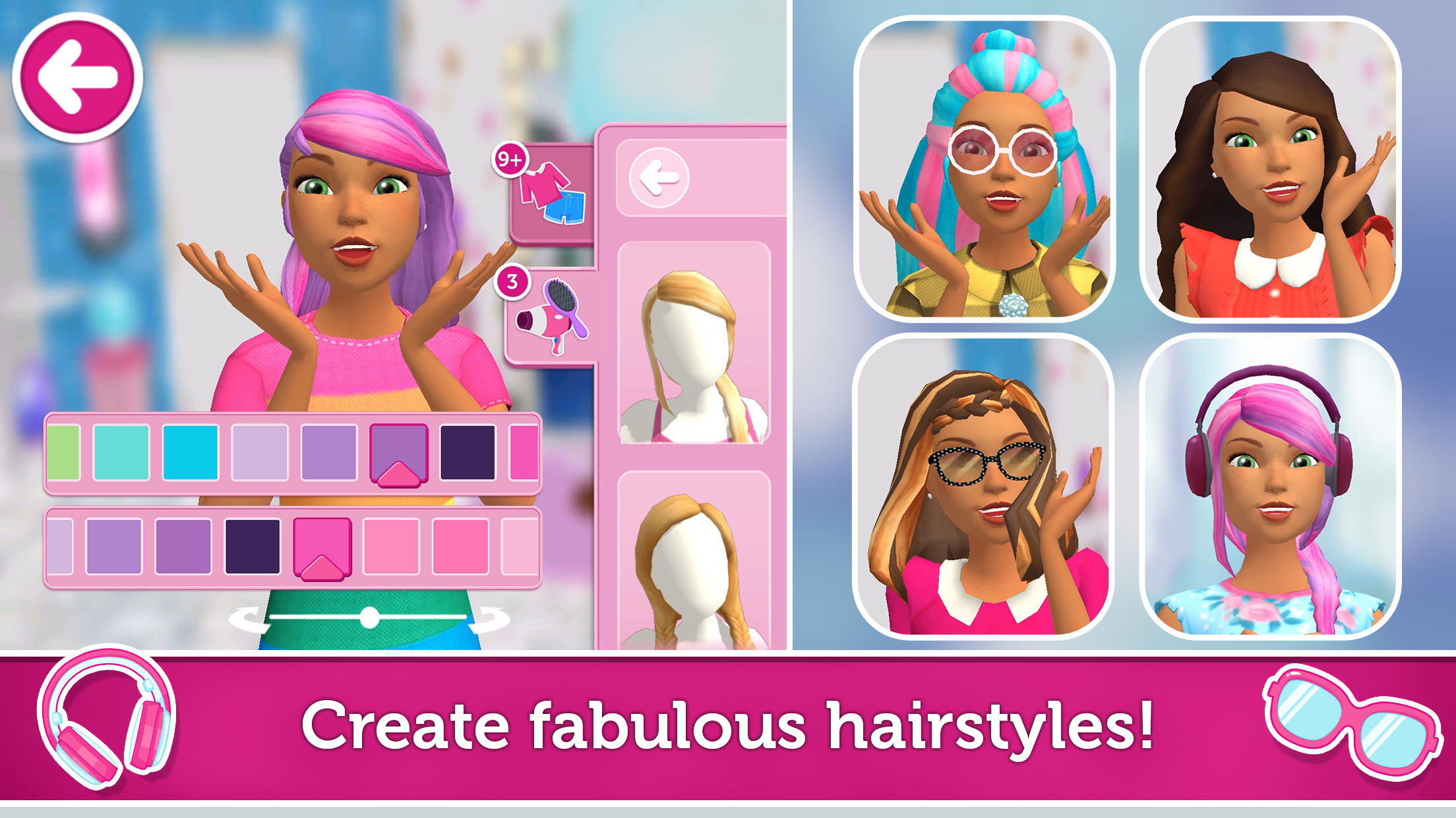 Screenshot of Barbie Dreamhouse Adventures