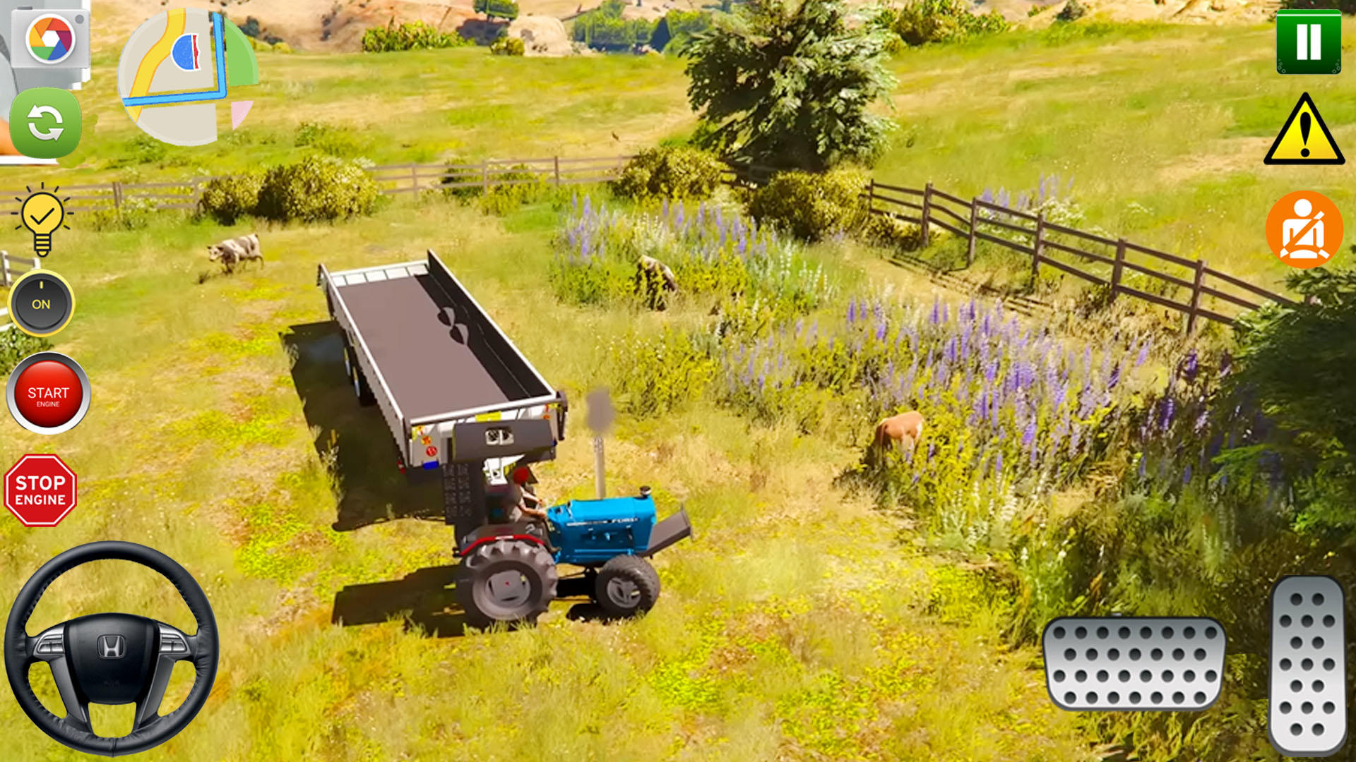 拖拉機駕駛 - 農場遊戲 - 拖拉機遊戲 3d：農業遊戲遊戲截圖