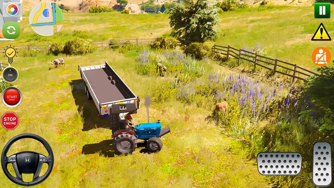 Screenshot of US Farming Games: Tractor Game