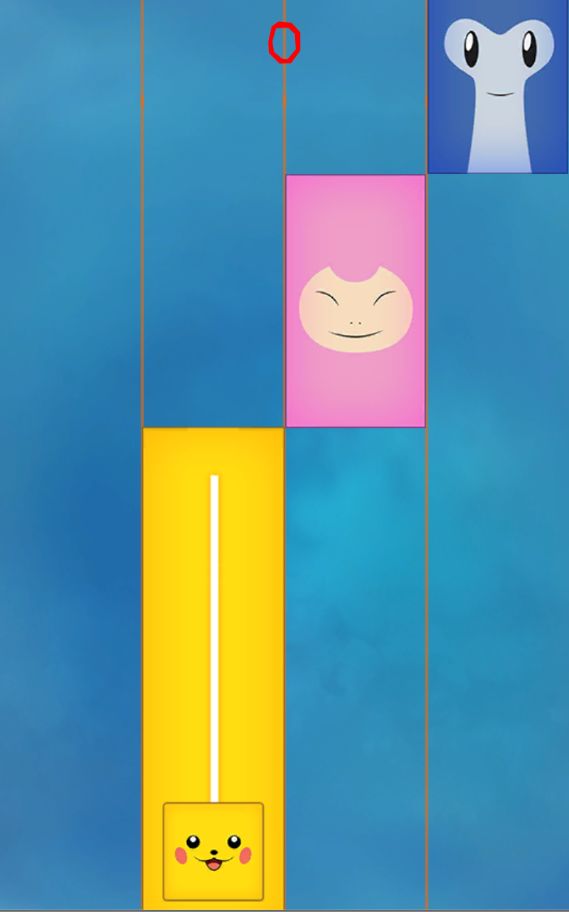 Piano tap Pikachu 鋼琴皮卡丘：海洋磚遊戲截圖