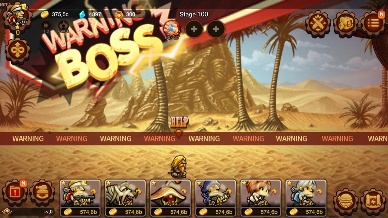 Metal Slug Infinity : Idle Game Game Screenshot