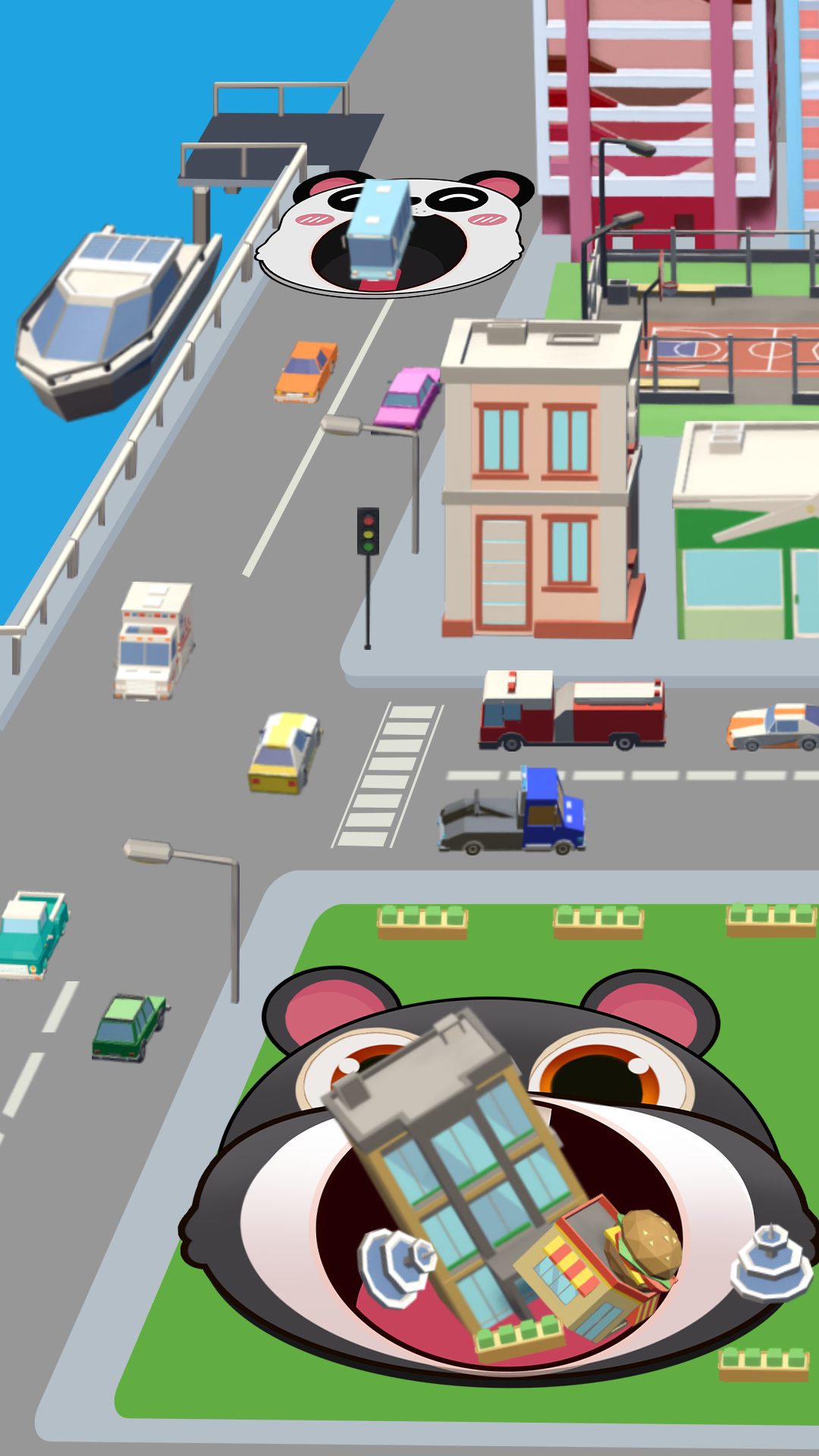 Hole Attack - Eating Game screenshot game