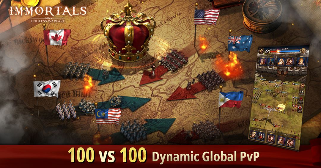 Immortals: Endless Warfare screenshot game