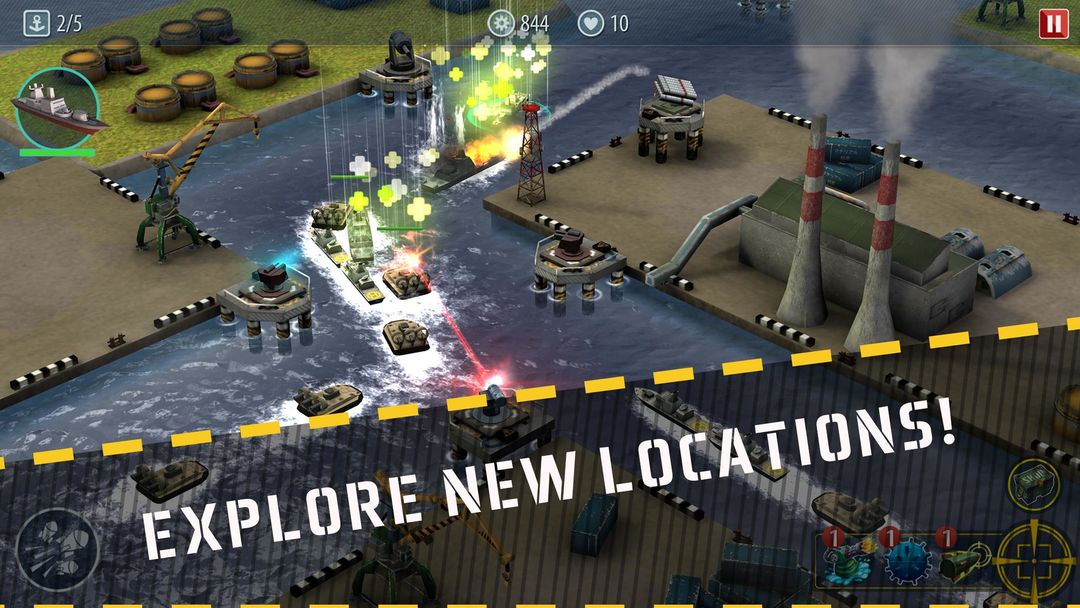 Screenshot of Naval Rush: Sea Defense