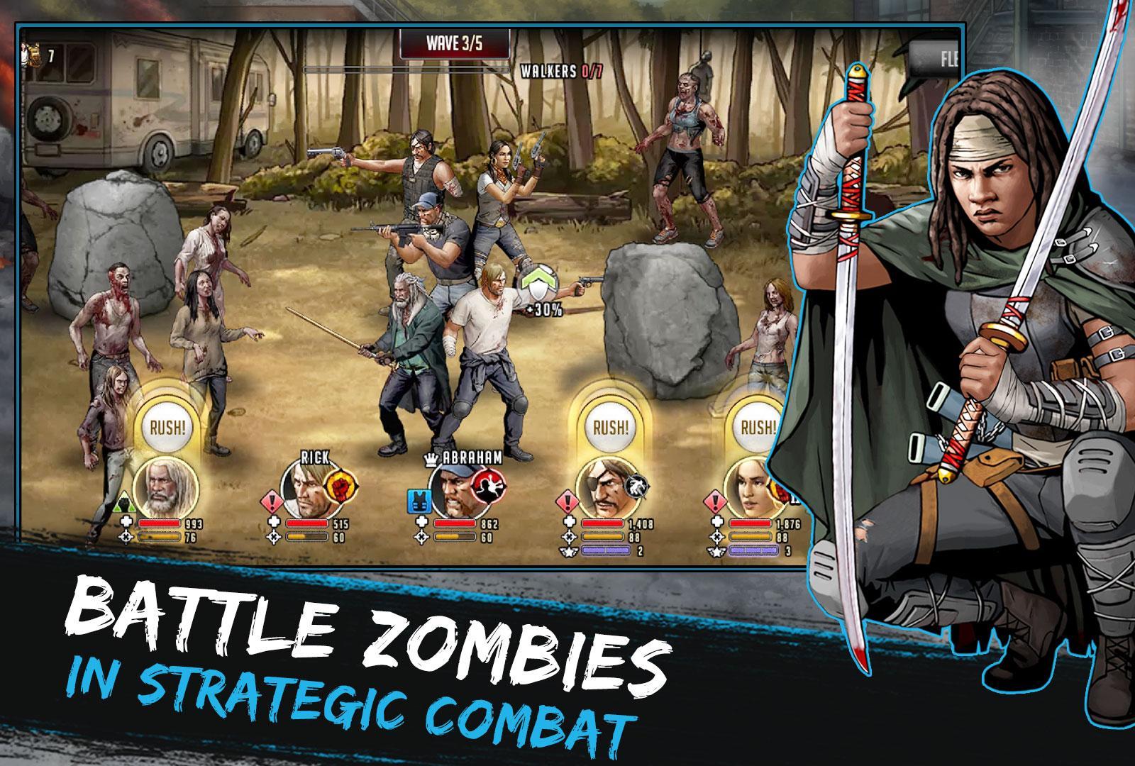 The Walking Dead: Road to Survival ภาพหน้าจอเกม