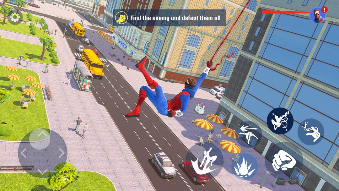 Screenshot of Spider Fighting: Hero Game