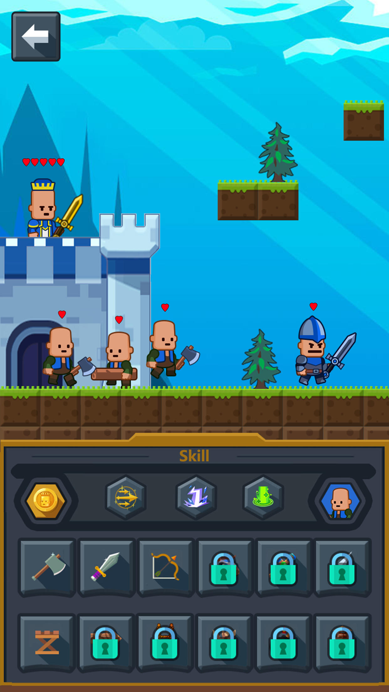 Скриншот игры Castle Guard Battle-Army War