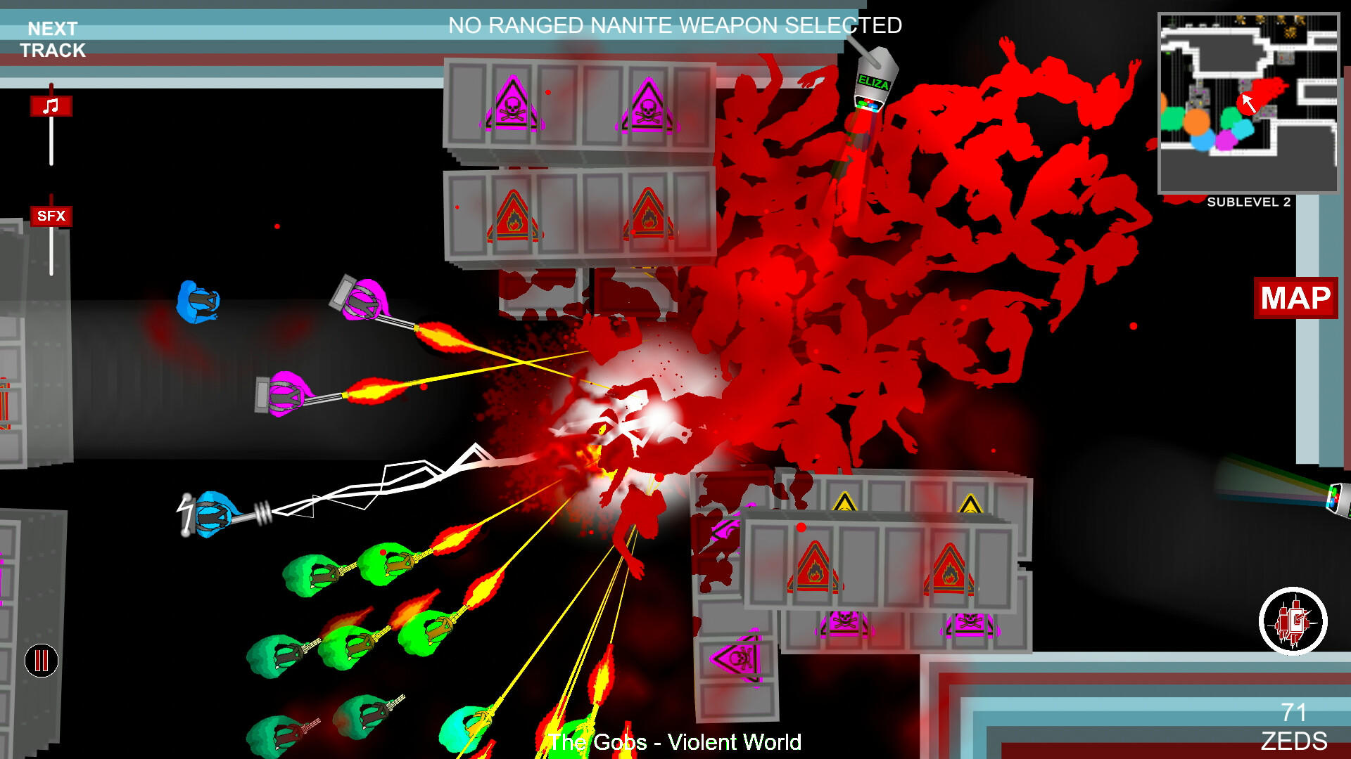 Go Go Zombies Game Screenshot