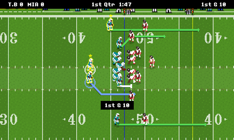 Retro Bowl ゲームのスクリーンショット