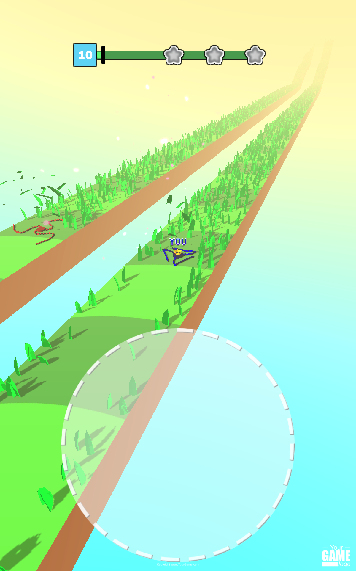 Draw Grass Cutter Game Screenshot