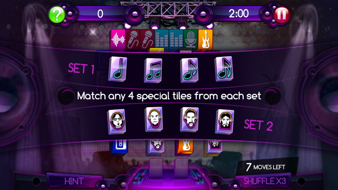 Rock Mahjong ภาพหน้าจอเกม