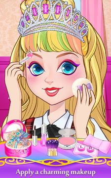 Cuplikan Layar Game Princess High School Life