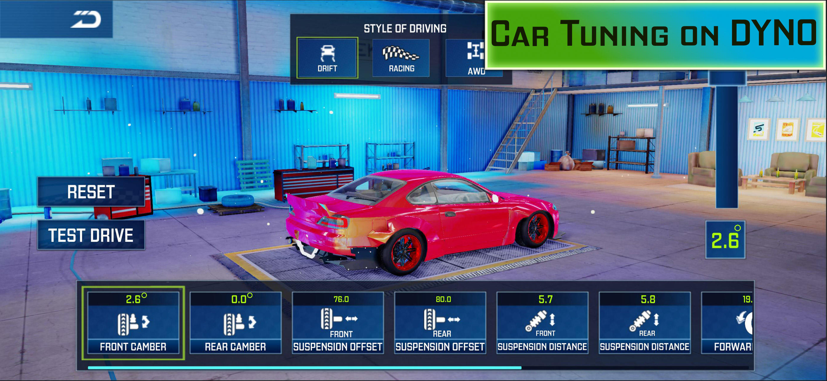 Drift King Mobile Game Screenshot