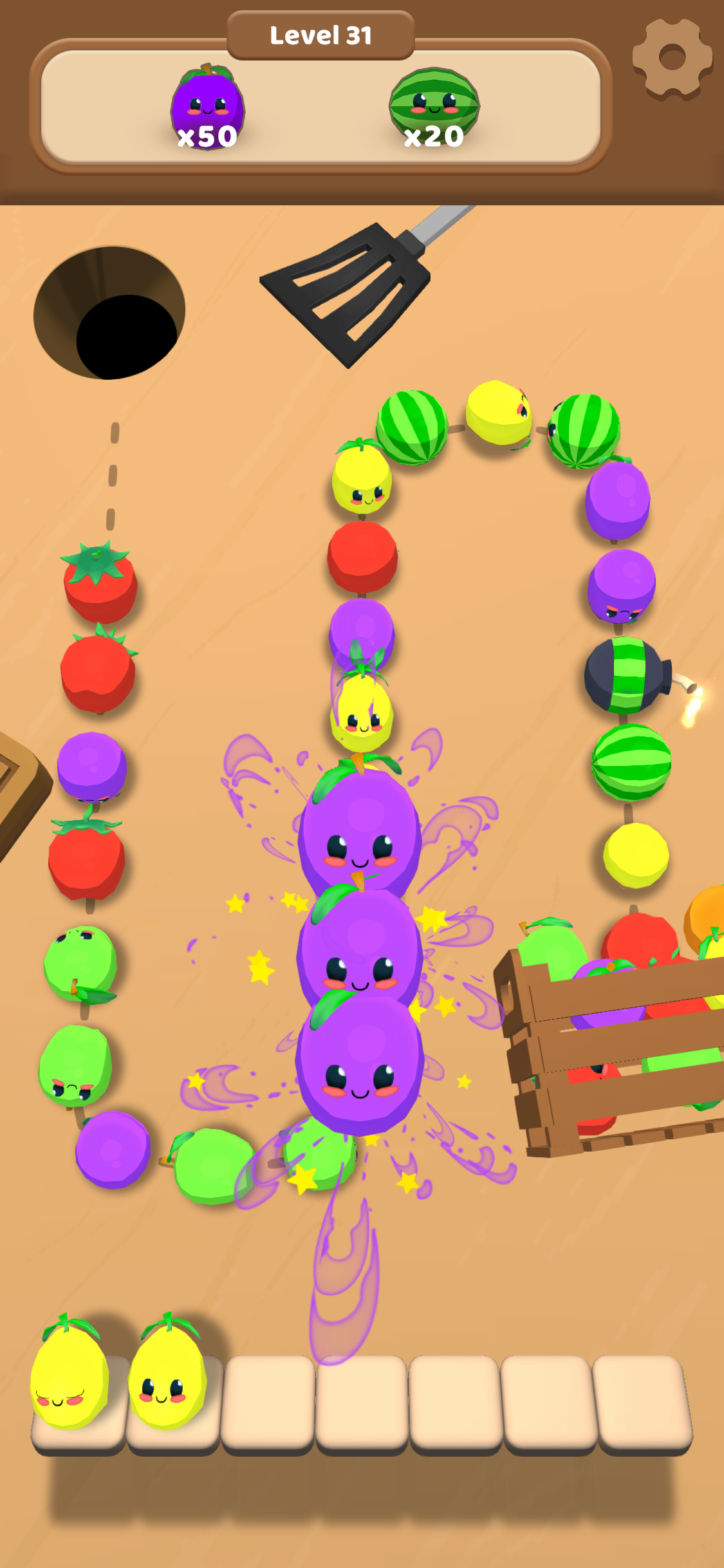 Fruit Rush! Game Screenshot