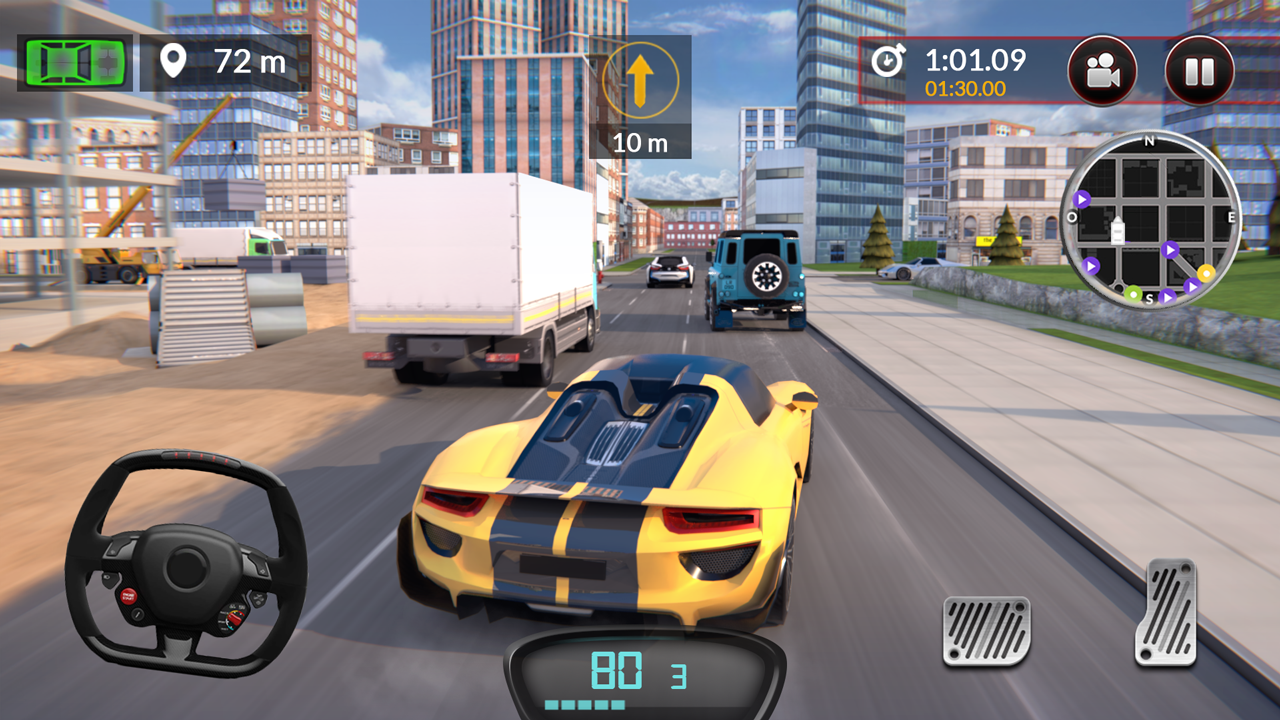 スピードを求めてドライブ ゲームのスクリーンショット