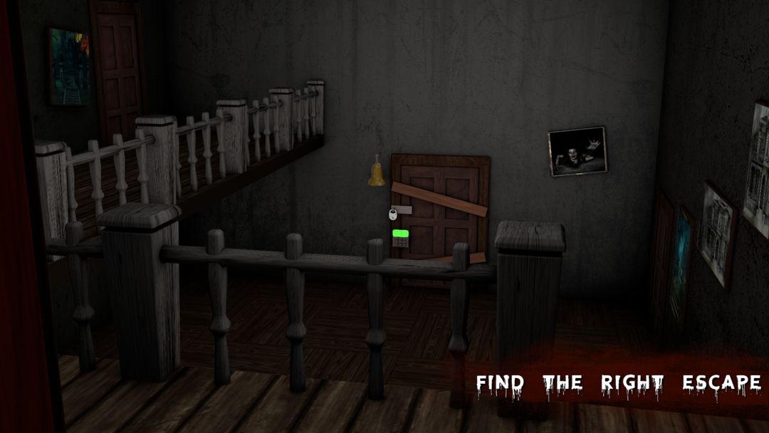 이상한 유령의 집 탈출 임무 게임 스크린 샷