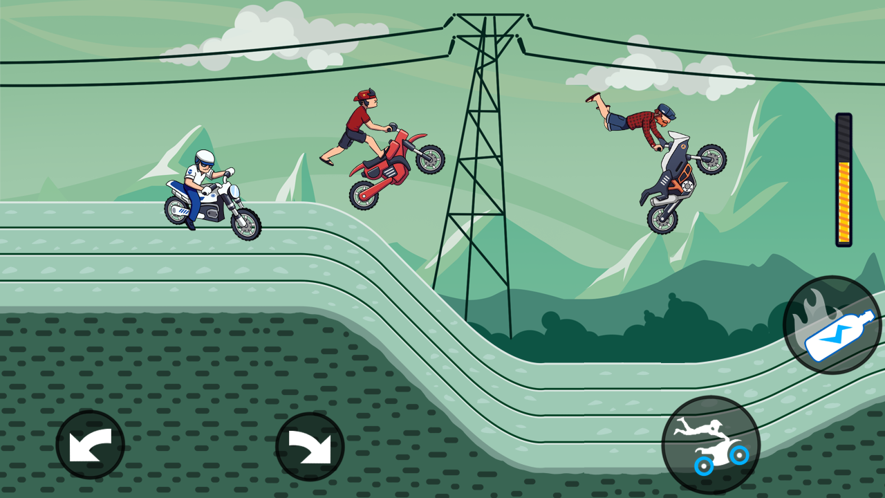 Screenshot of Mad Motor - Motocross racing - Dirt bike racing