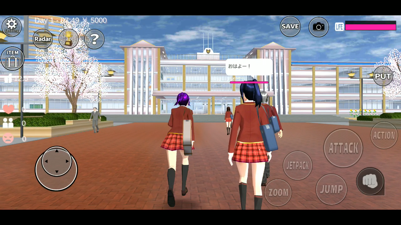 SAKURA School Simulator Game Screenshot