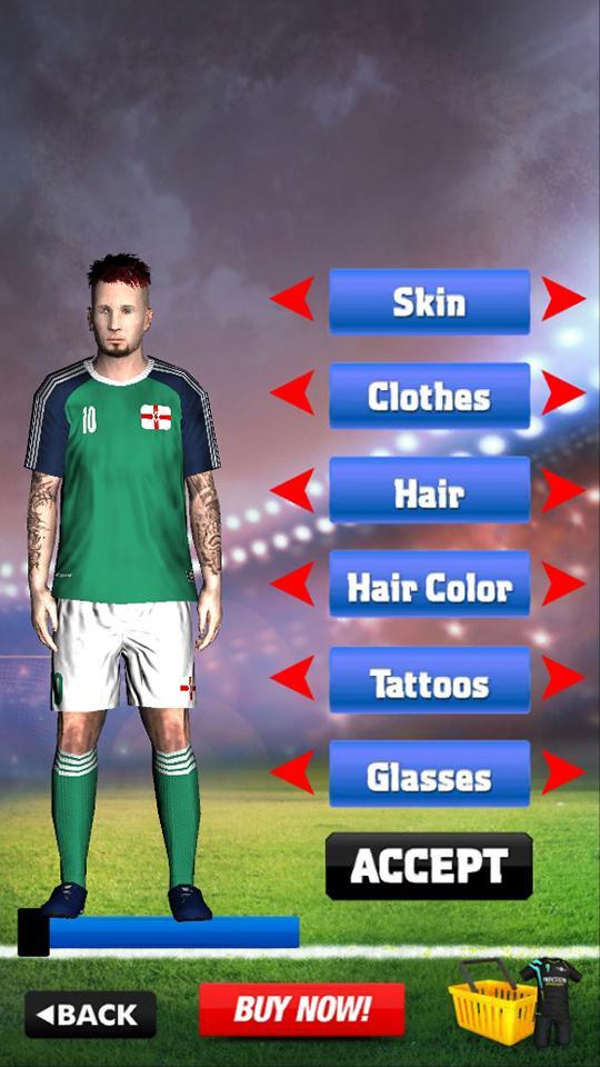 Euro 2016 Soccer Flick Game Screenshot