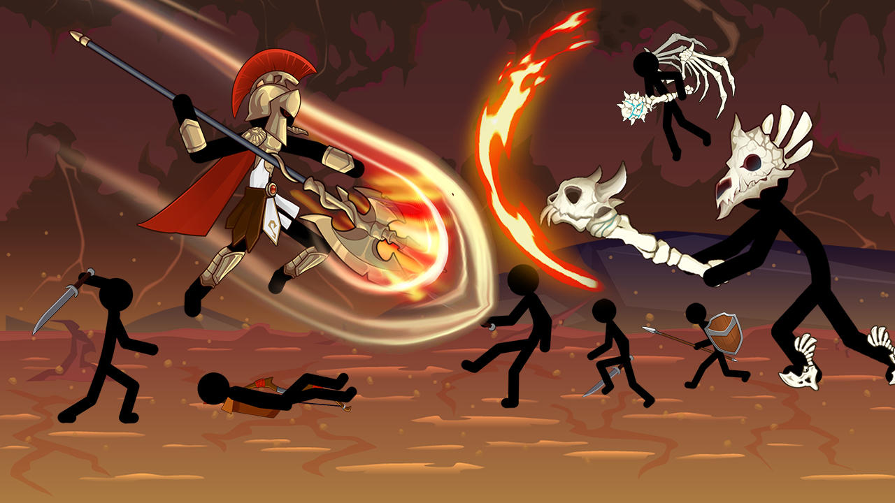 Скриншот игры Stick Giant: Army Battle