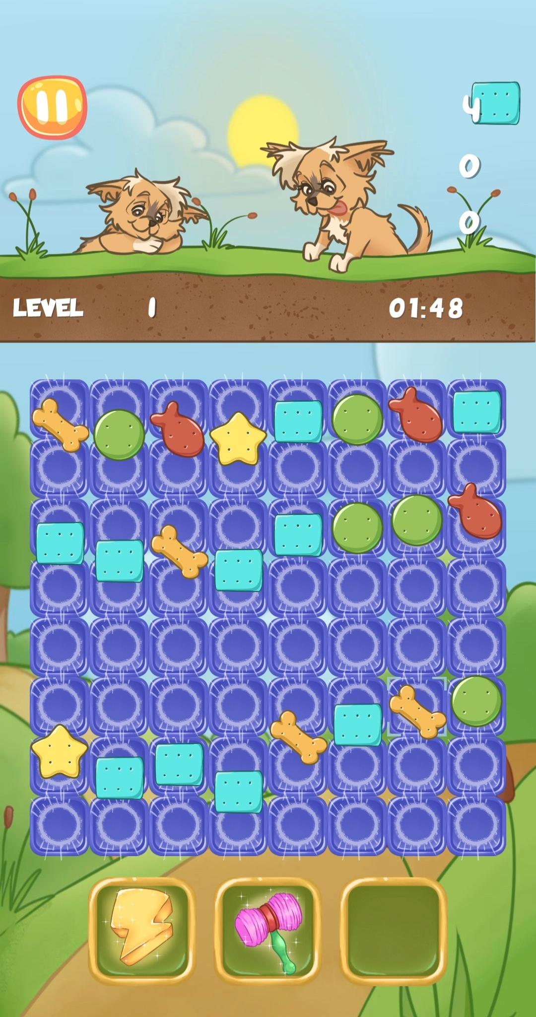 Rabbit Match 3 Game Screenshot