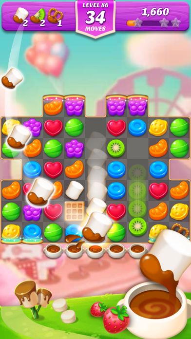 Lollipop2 & Marshmallow Match3 screenshot game