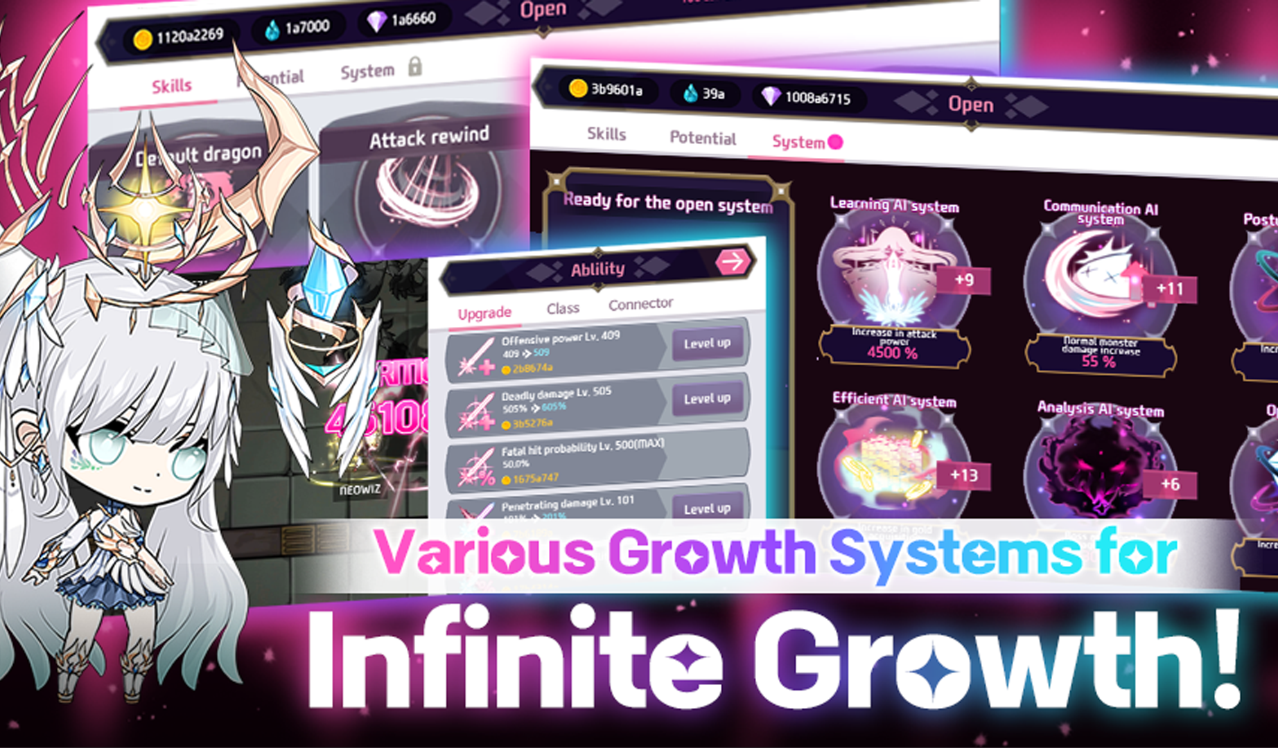 Screenshot of Guardian Goddess: Idle RPG