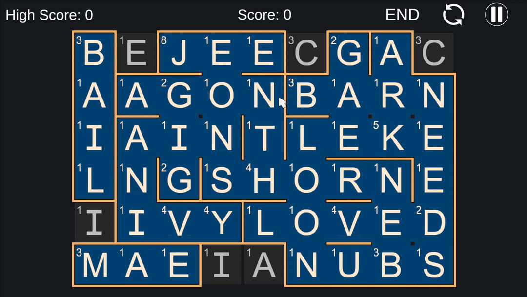 Screenshot of Hey! Here are some letters