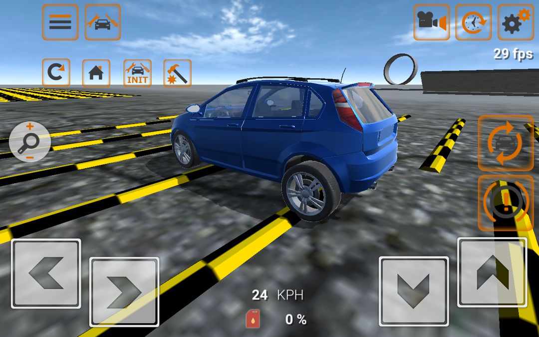 Screenshot of Deforming car crash 2