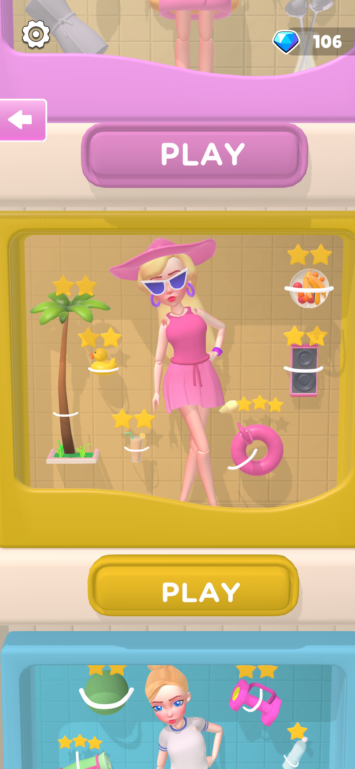 Pink Star: Fashion Merge Game Screenshot