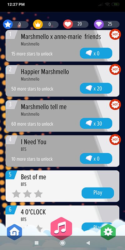 Marshmello : Piano Tiles DJ screenshot game