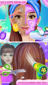 Doll makeup salon girl game Game Screenshot