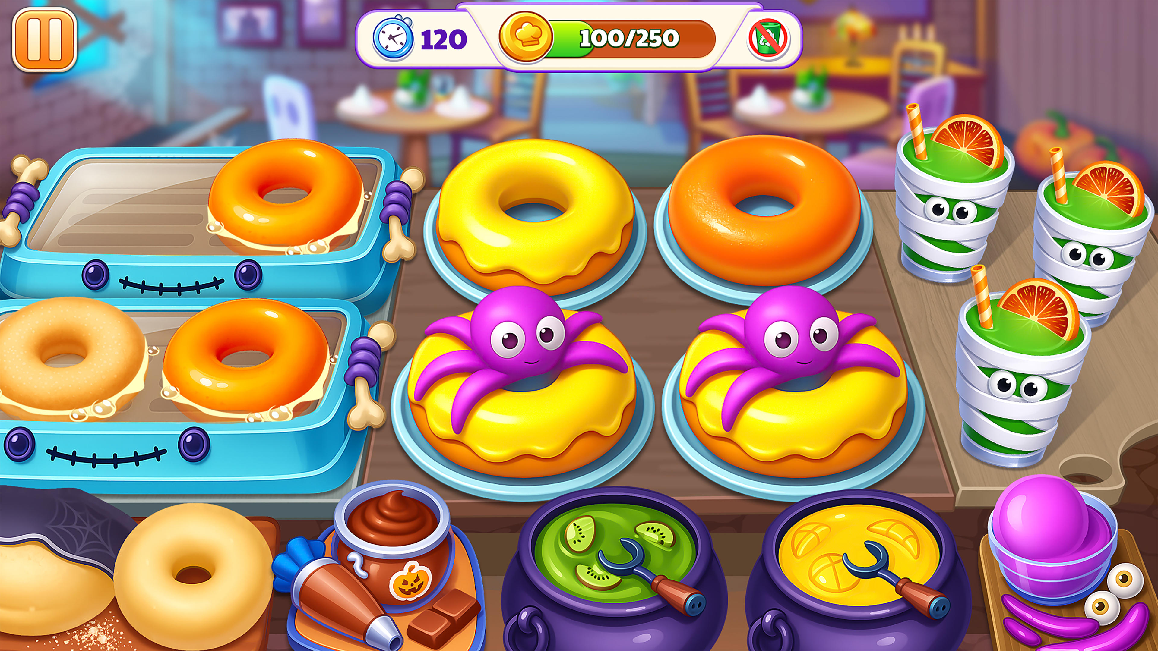 Halloween Madness Cooking Game Game Screenshot
