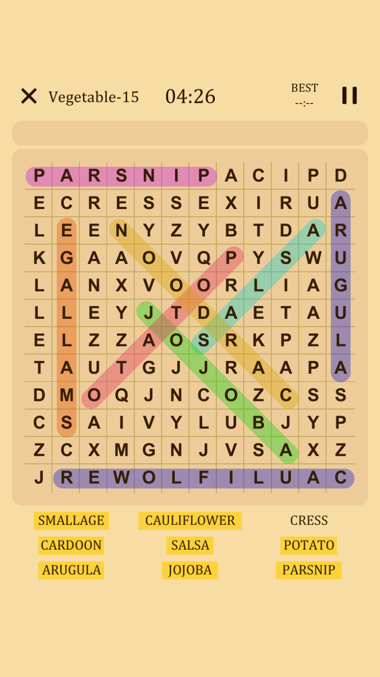 Word Search - 天天找单词 Game Screenshot