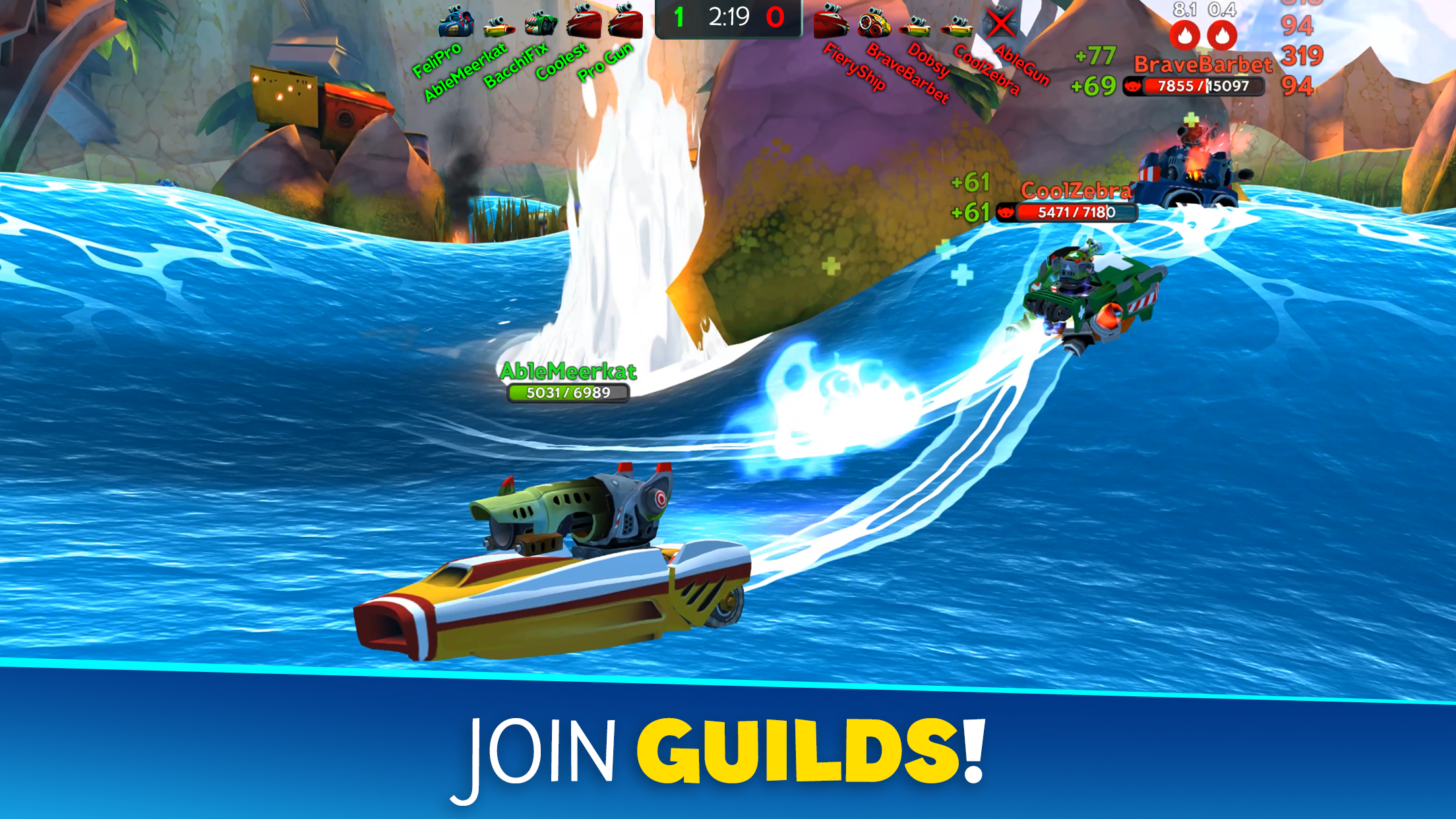 Cuplikan Layar Game Battle Bay