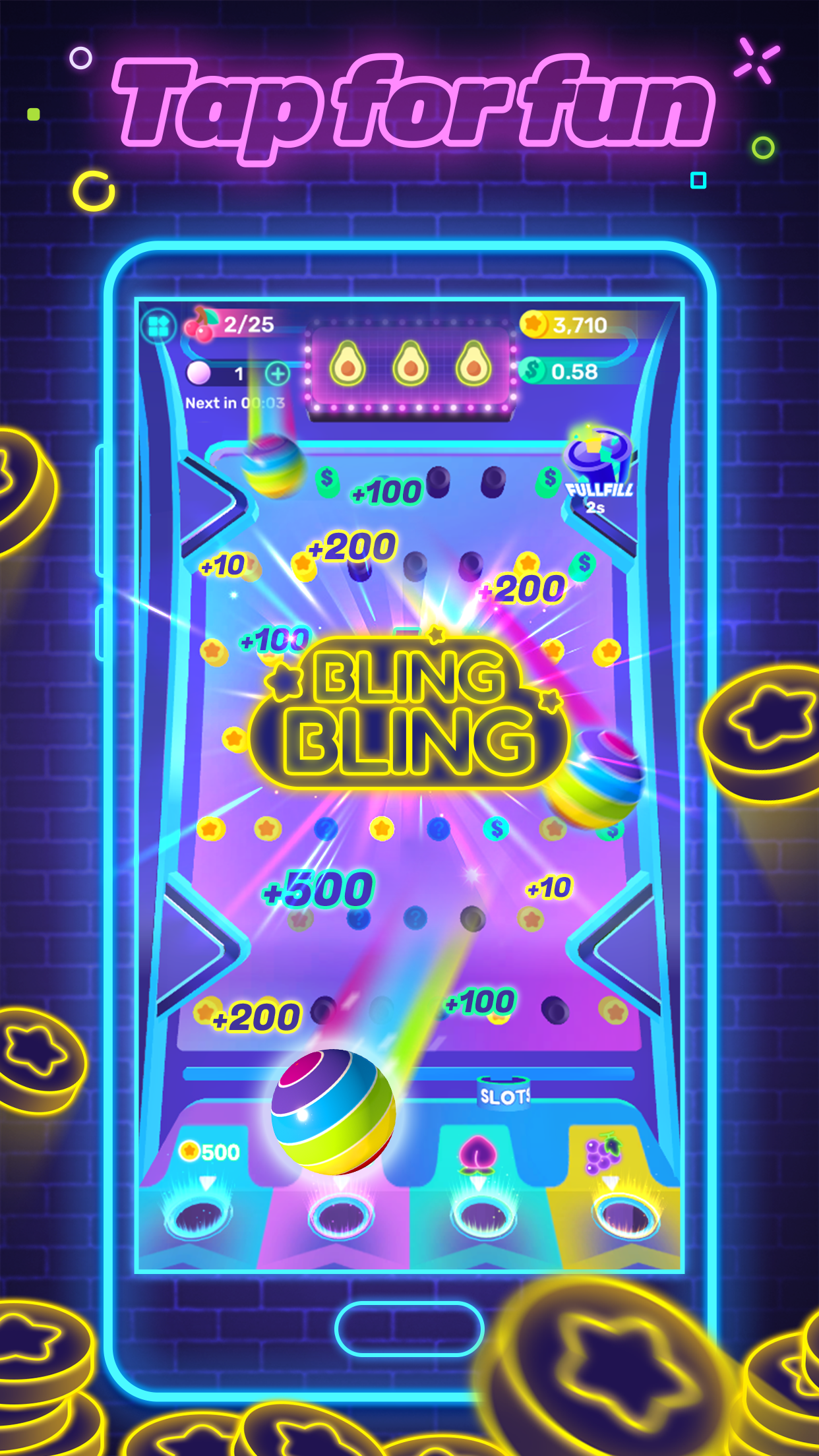 Hyper Plinko screenshot game