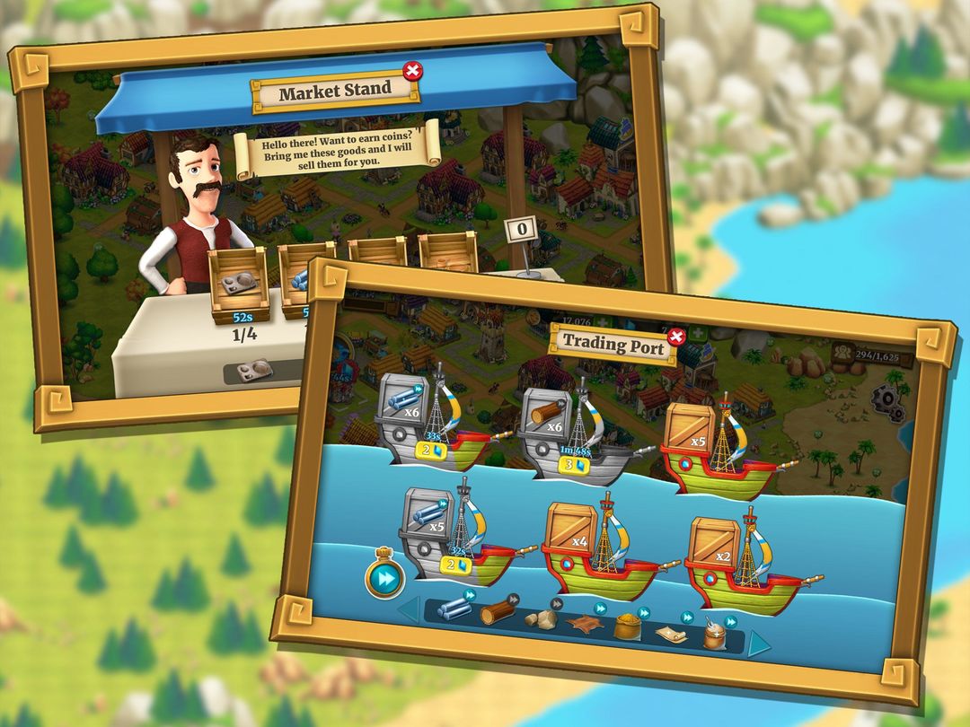Town Village: 마을 마을 농장 건설 도시 게임 스크린 샷