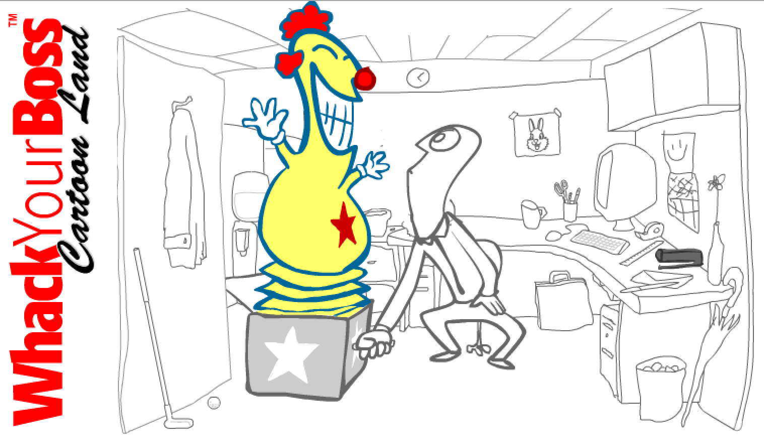 Whack Your Boss ~ Cartoon Land Game Screenshot